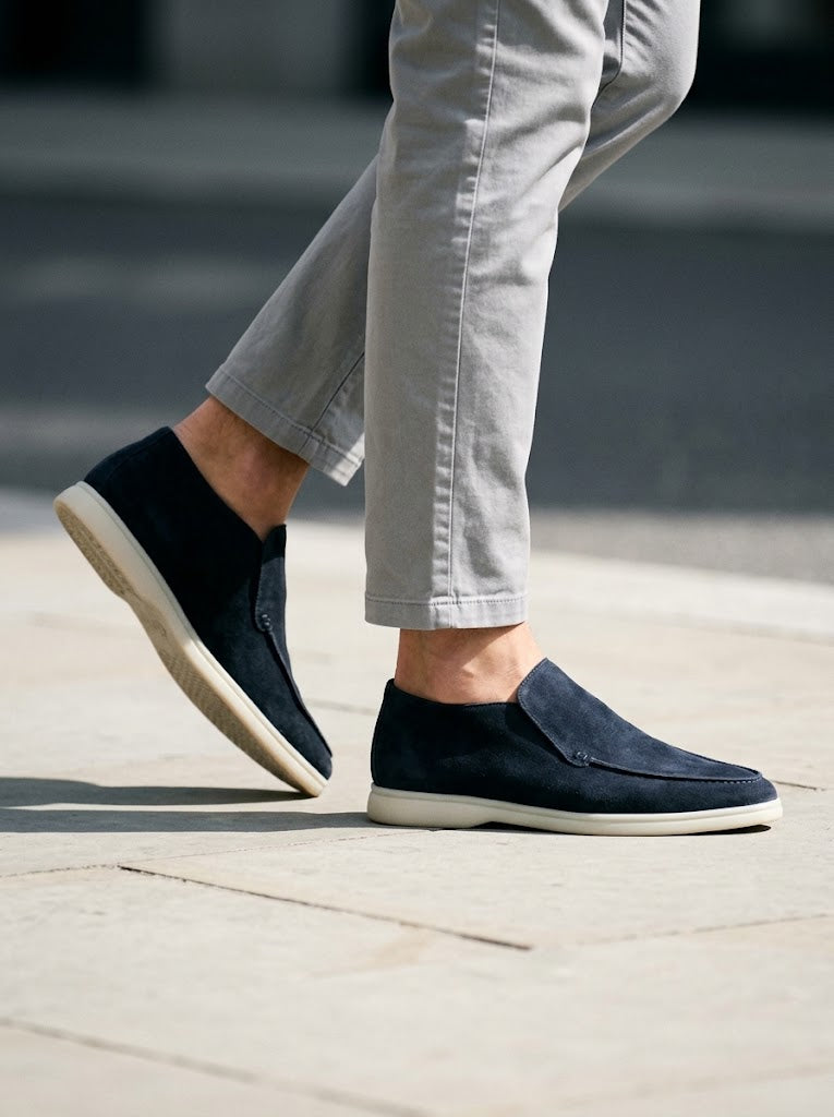 Men's Suede Ankle Moccasins