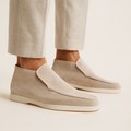 Men's Ankle Apron Toe Loafers