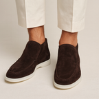 Men's Ankle Apron Toe Loafers