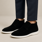 Men's Ankle Apron Toe Loafers