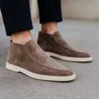 Men's Ankle Apron Toe Loafers