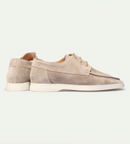Men's Suede Apron Toe Derby Shoes