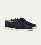 Men's Suede Apron Toe Derby Shoes