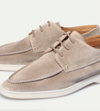 Men's Suede Apron Toe Derby Shoes