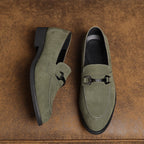 Men's Apron Toe Horsebit Loafers