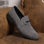 Men's Apron Toe Horsebit Loafers