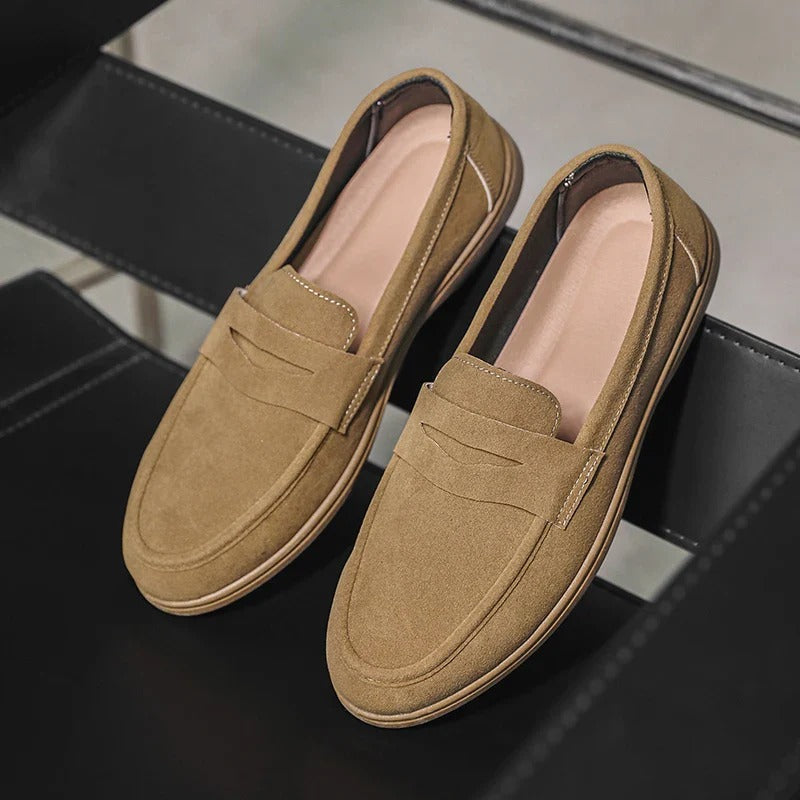 Men's Apron Toe Penny Loafers