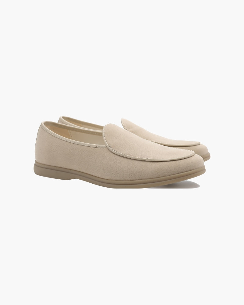 Men's Suede Plain Toe Loafers