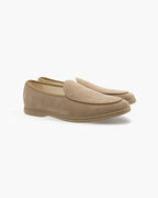 Men's Suede Plain Toe Loafers