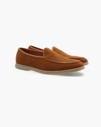 Men's Suede Plain Toe Loafers