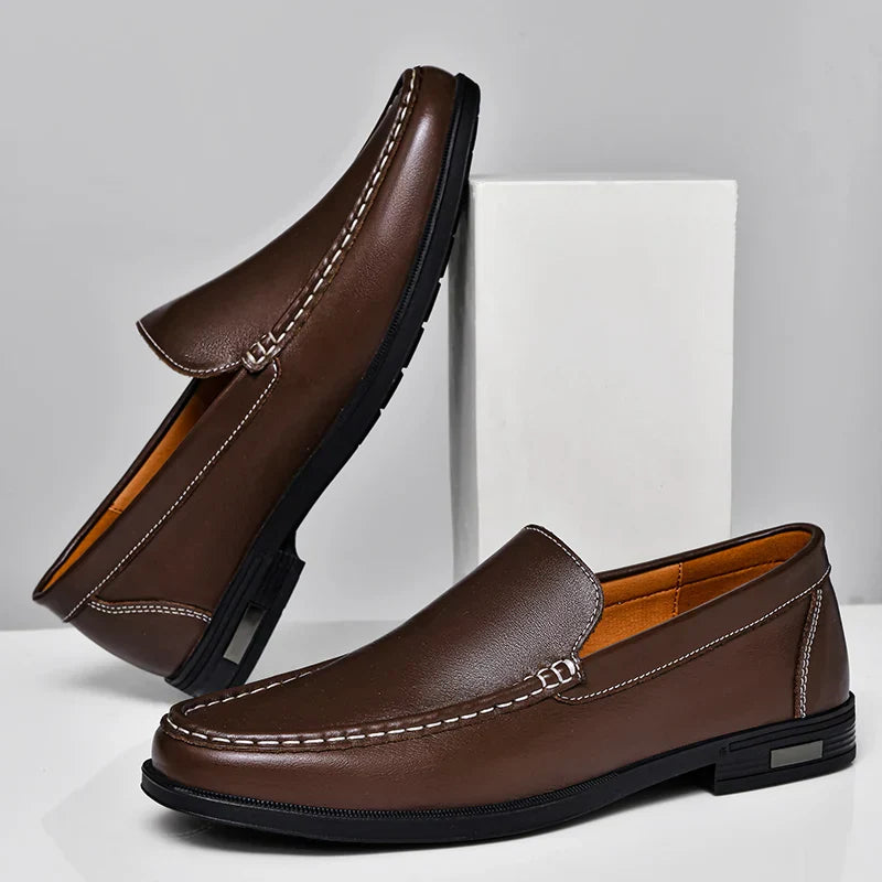 Men's Apron Toe Slip-On Loafers