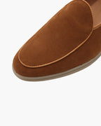 Men's Suede Plain Toe Loafers