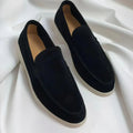 Men's Apron Toe Suede Loafers