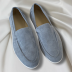 Men's Apron Toe Suede Loafers