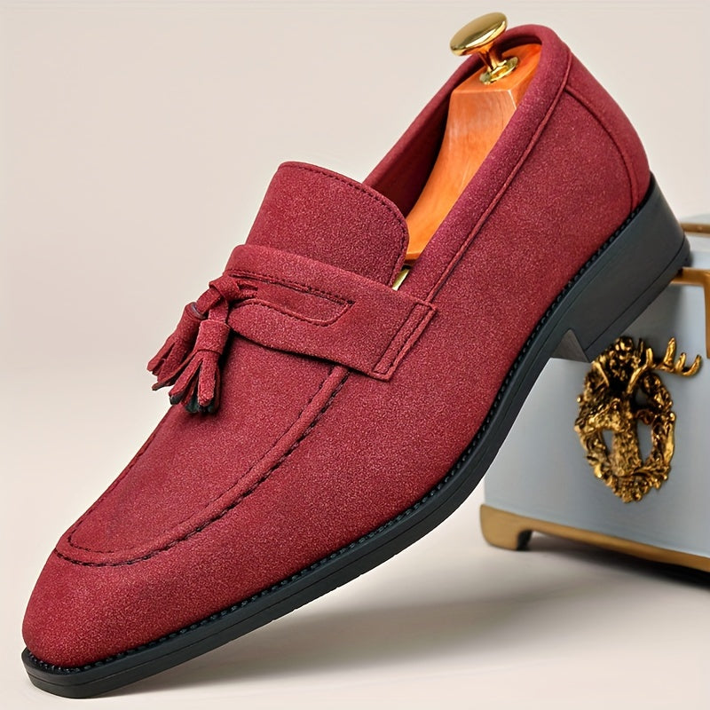 Men's Apron Toe Tassel Loafers
