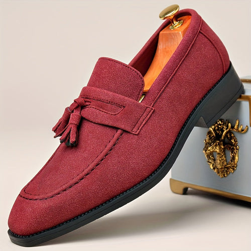 Men's Apron Toe Tassel Loafers