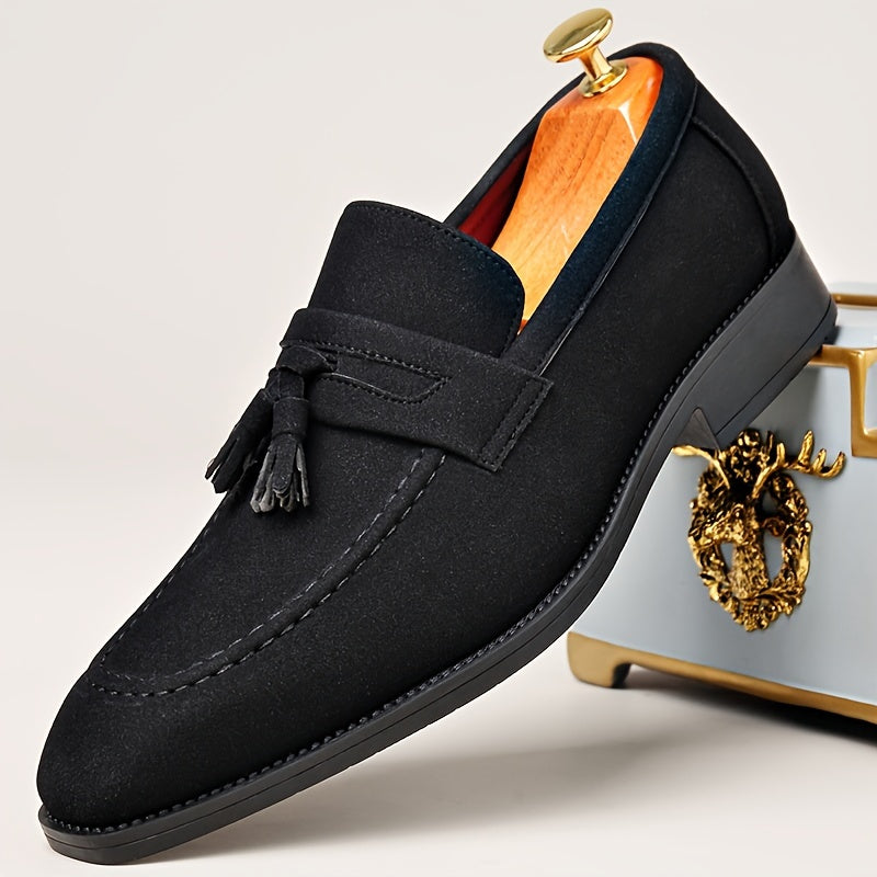 Men's Apron Toe Tassel Loafers