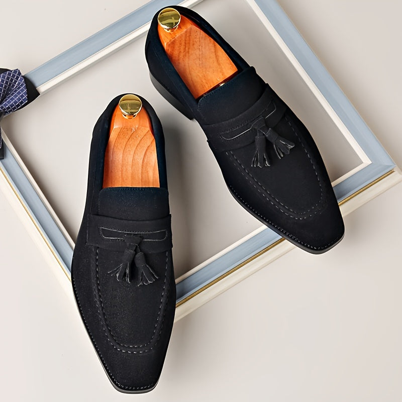 Men's Apron Toe Tassel Loafers