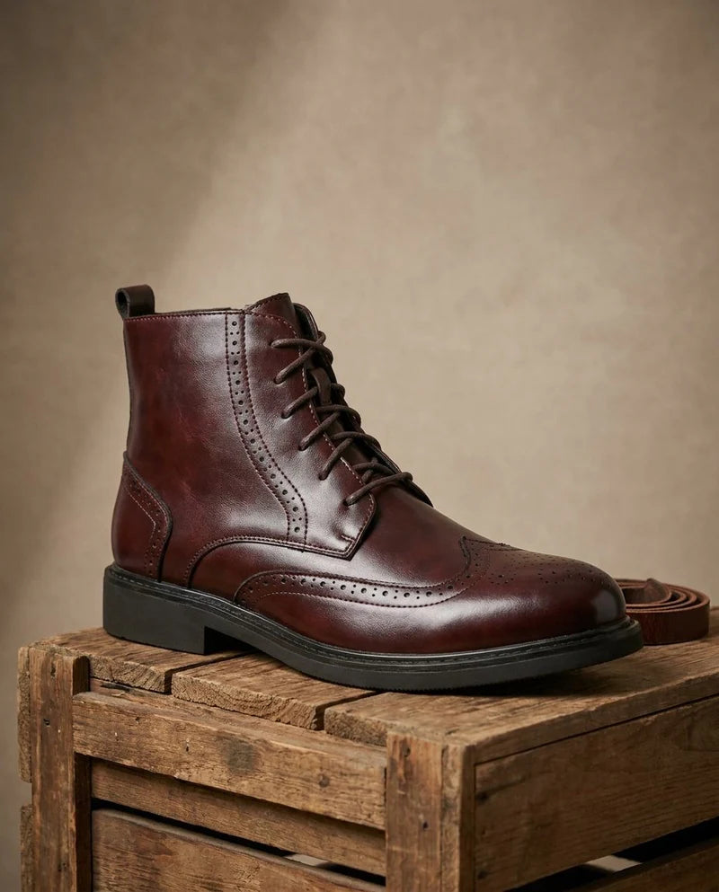 Men's Brogue Ankle Boots