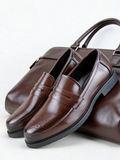 Men's Brogue Penny Loafers