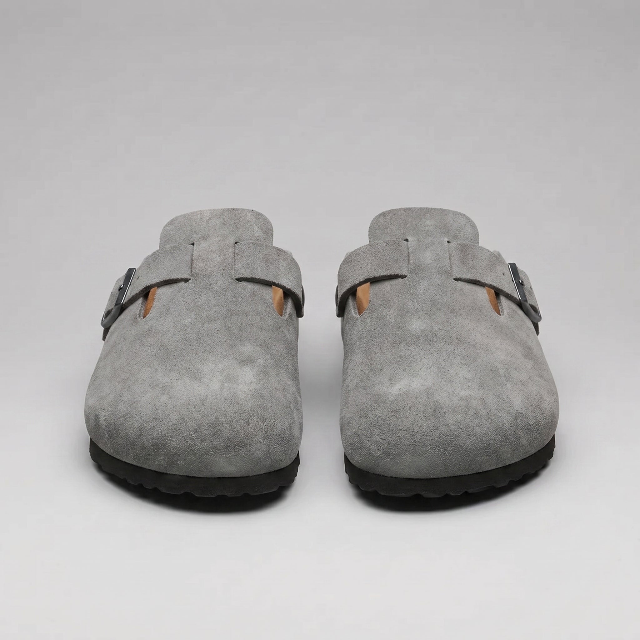 Men's Buckle Backless Clogs