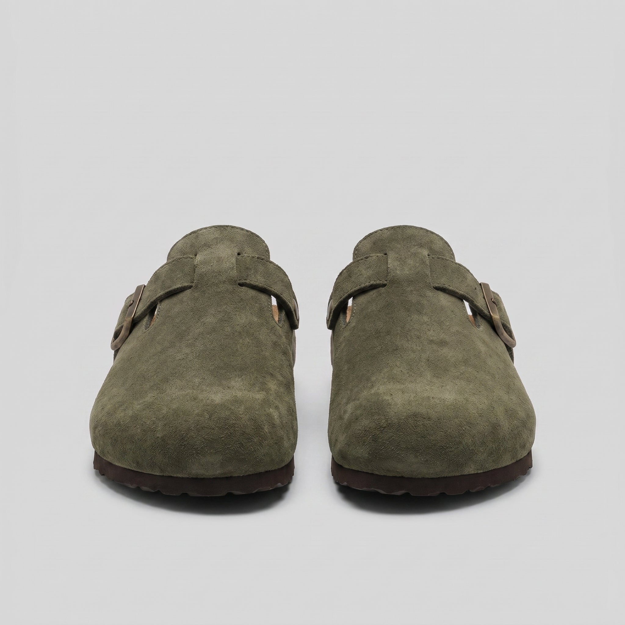Men's Buckle Backless Clogs