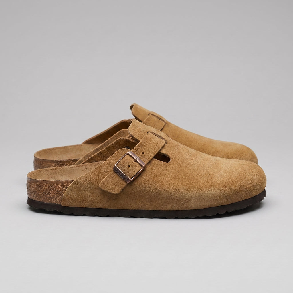 Men's Buckle Backless Clogs
