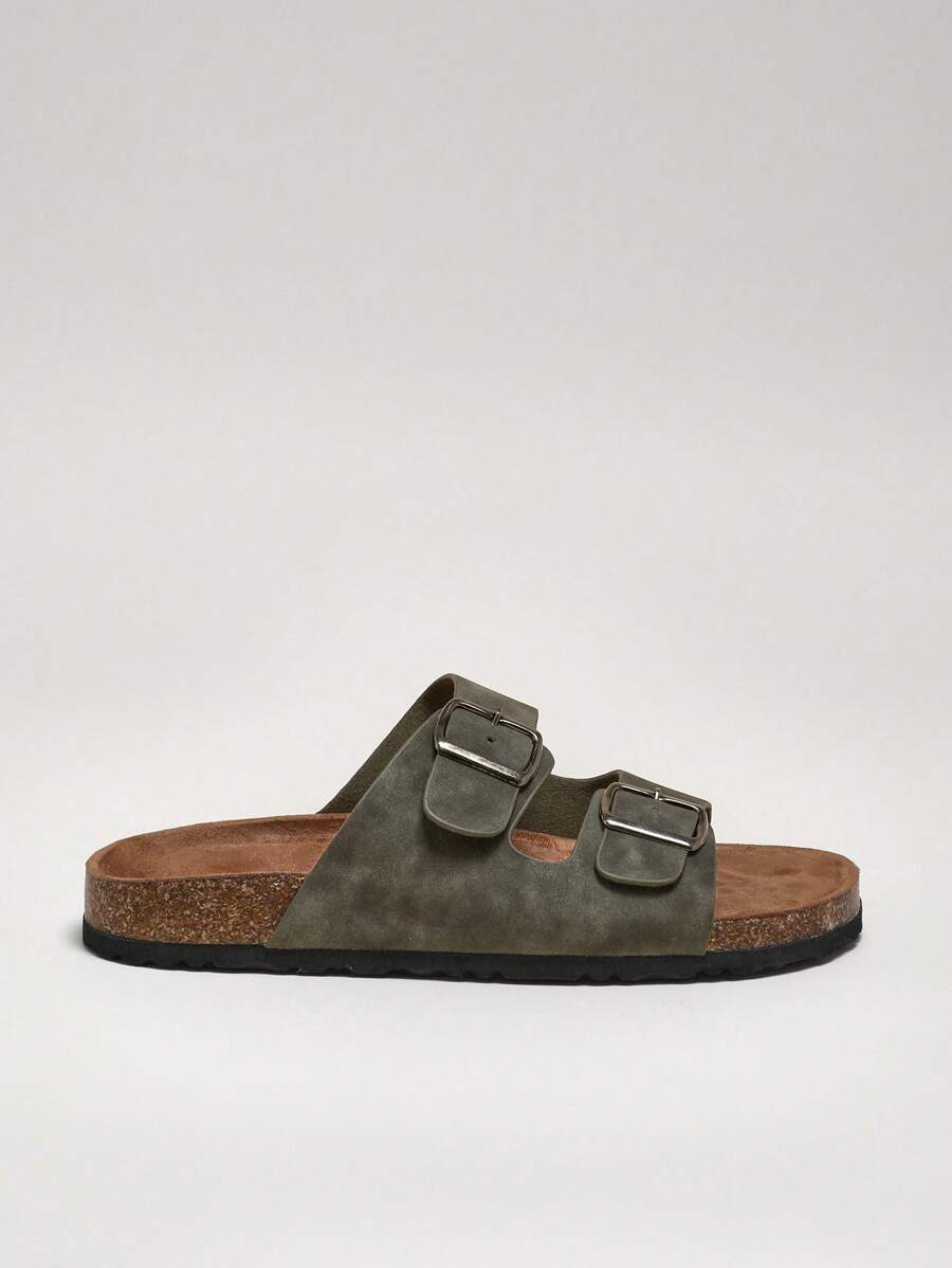 Men's Buckle Slide Sandals