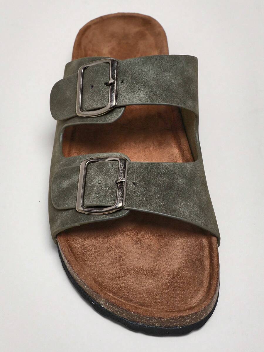 Men's Buckle Slide Sandals