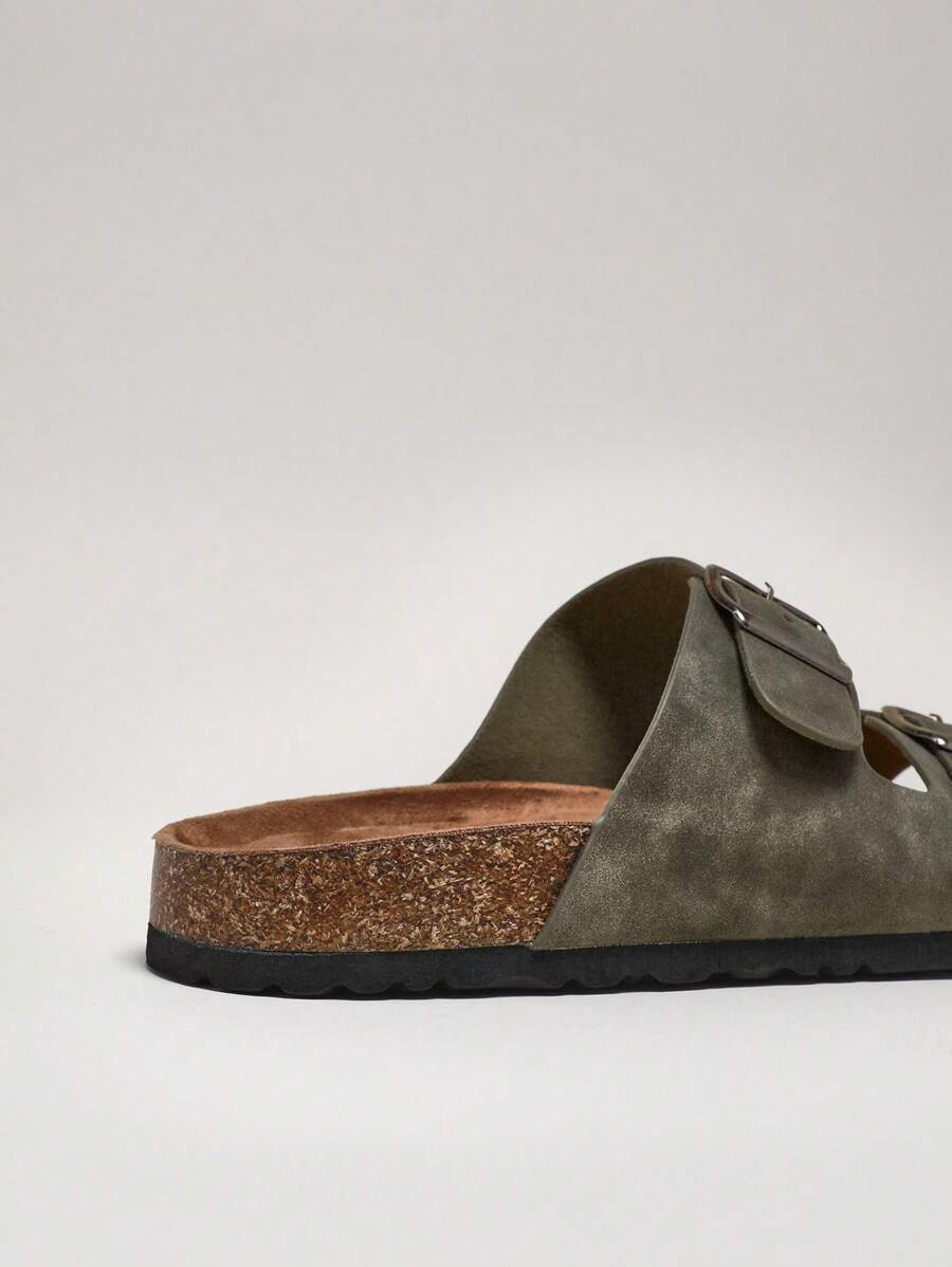 Men's Buckle Slide Sandals