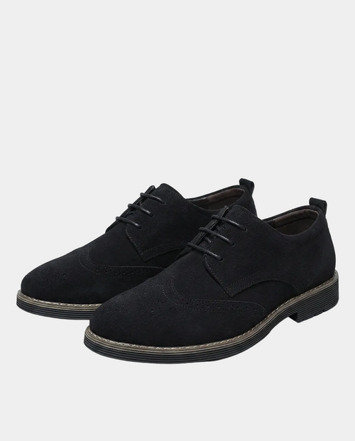 Men's Cap Toe Brogue Derby Shoes