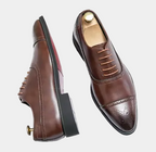 Men's Leather Cap Toe Brogues