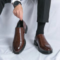Men's Leather Cap Toe Chelsea Boots