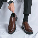Men's Leather Cap Toe Chelsea Boots