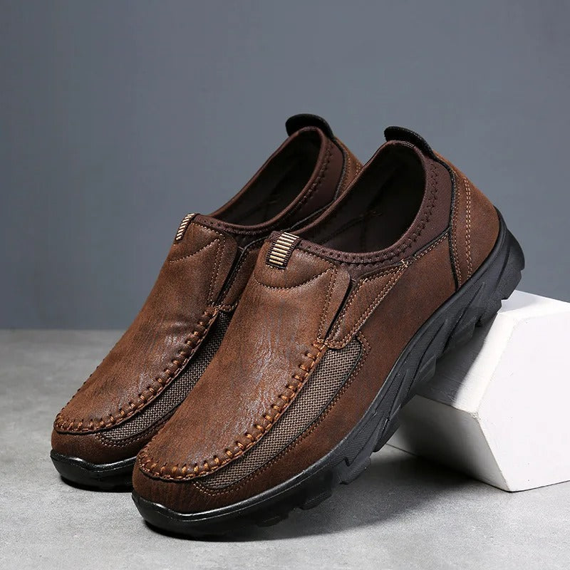 Men's Casual Moc Toe Loafers