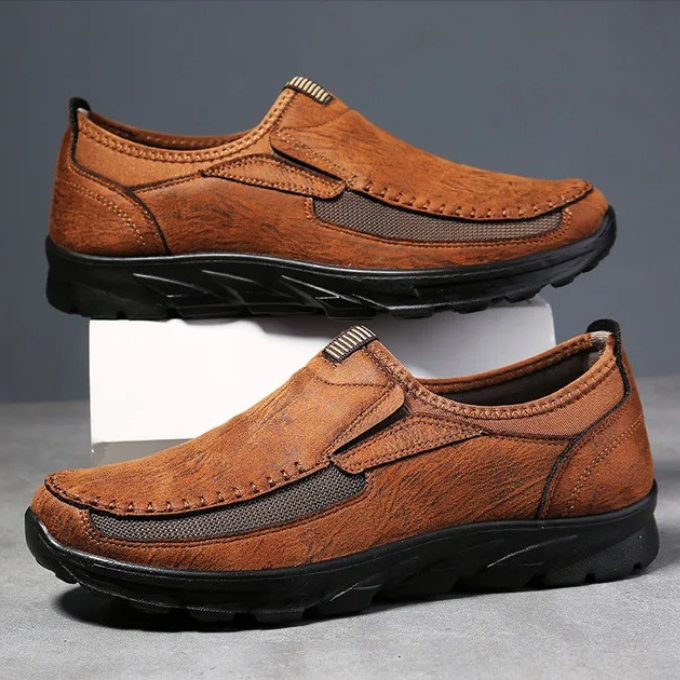 Men's Casual Moc Toe Loafers