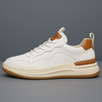 Men's Leather-Look Chunky Sneakers