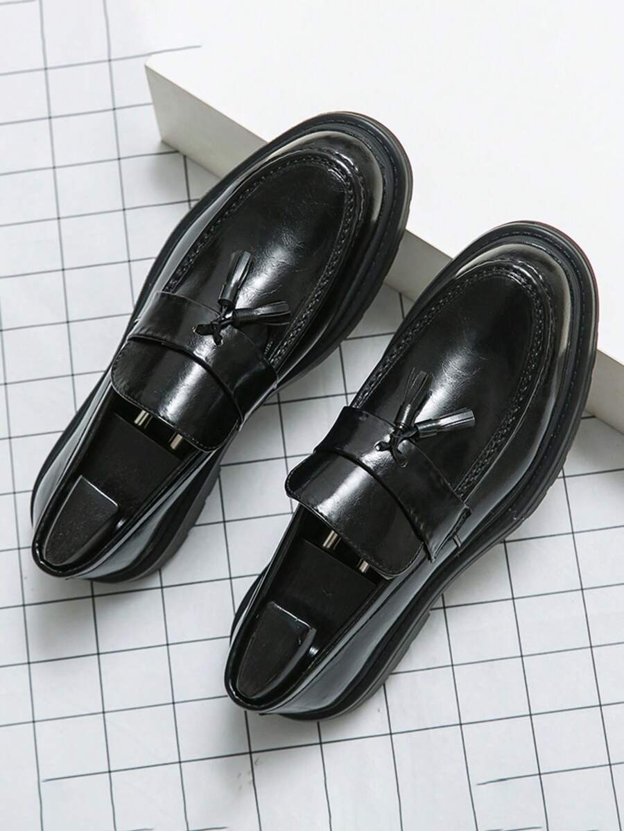 Men's Chunky Sole Tassel Loafers