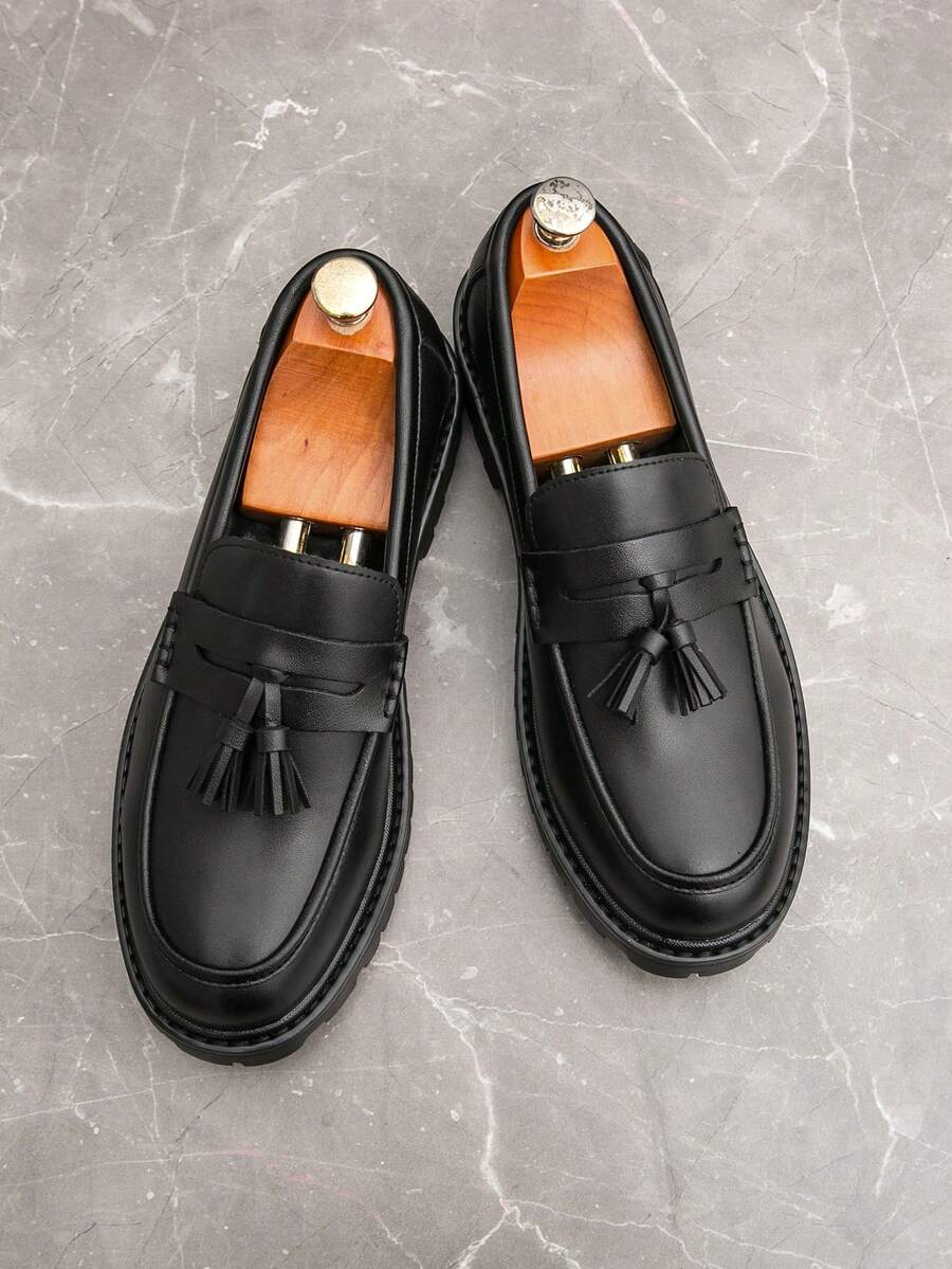 Men's Chunky Sole Tassel Loafers