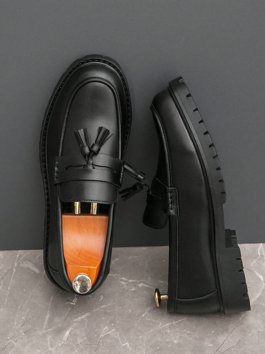 Men's Chunky Sole Tassel Loafers