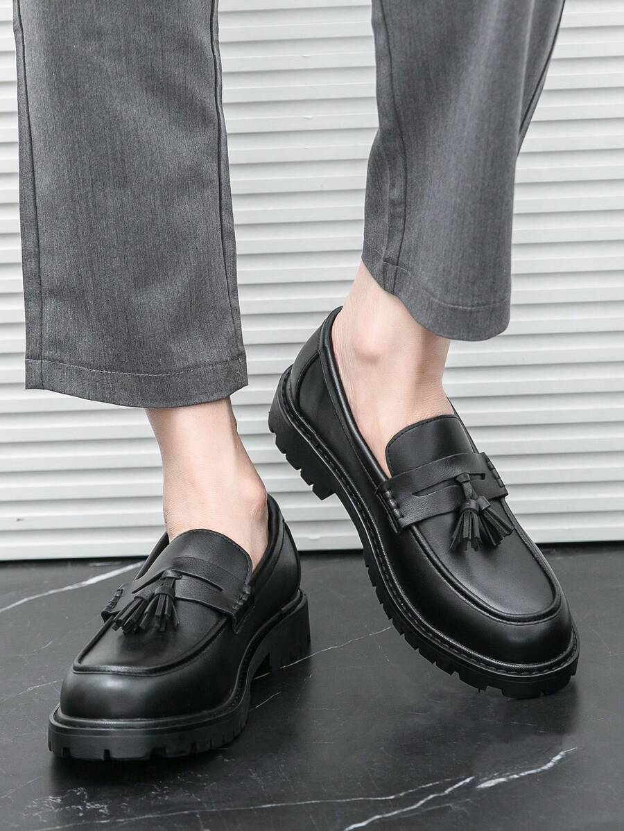 Men's Chunky Sole Tassel Loafers