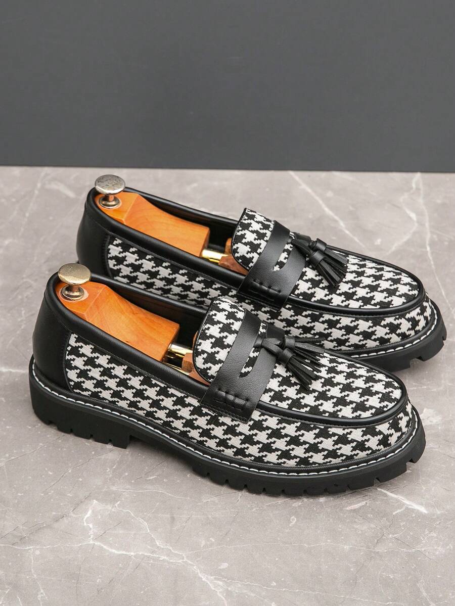 Men's Chunky Sole Tassel Loafers