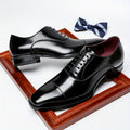 Men's Closed Lace Cap Toe Shoes