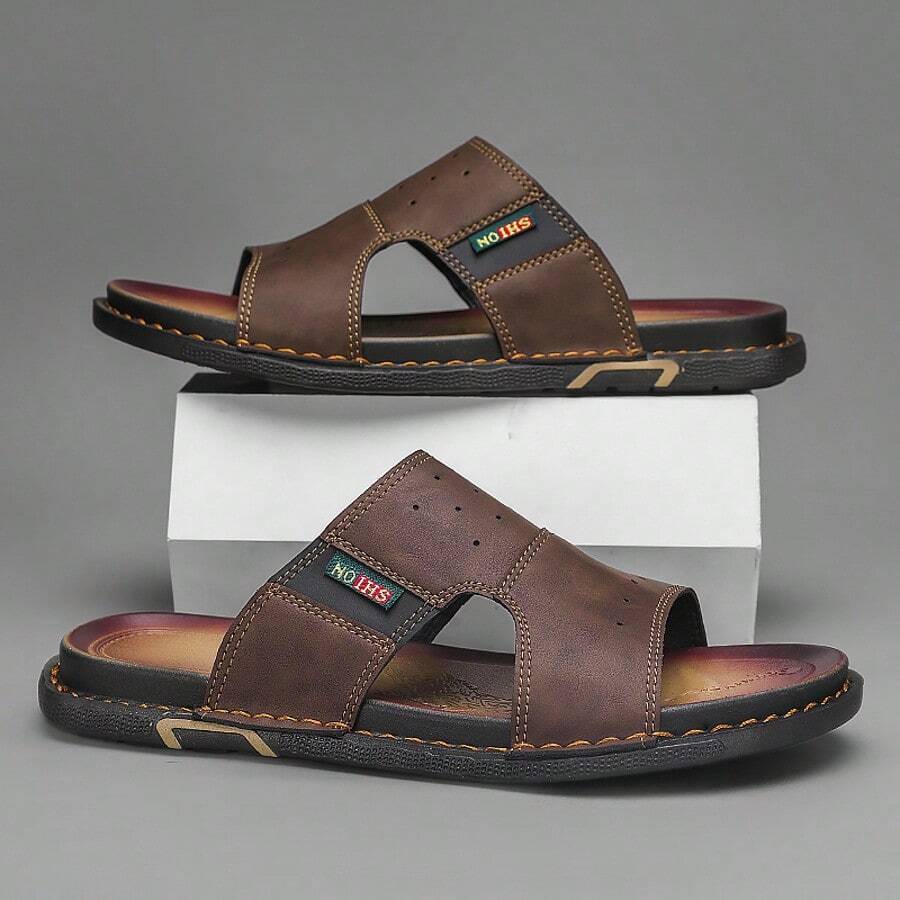 Men's Cutout Slide Sandals