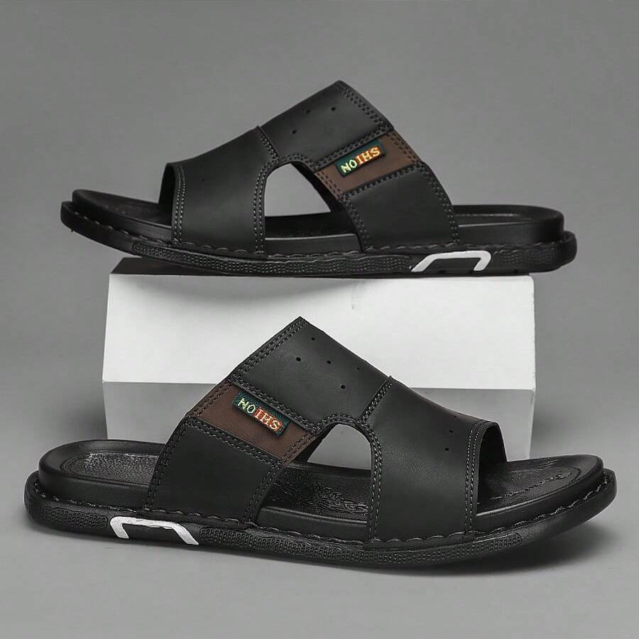 Men's Cutout Slide Sandals