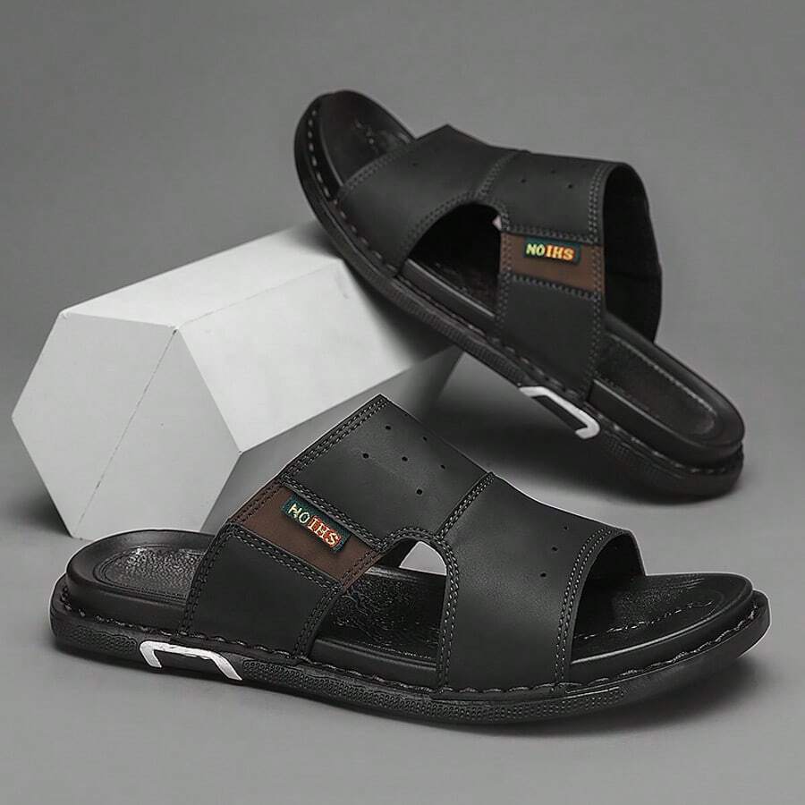 Men's Cutout Slide Sandals