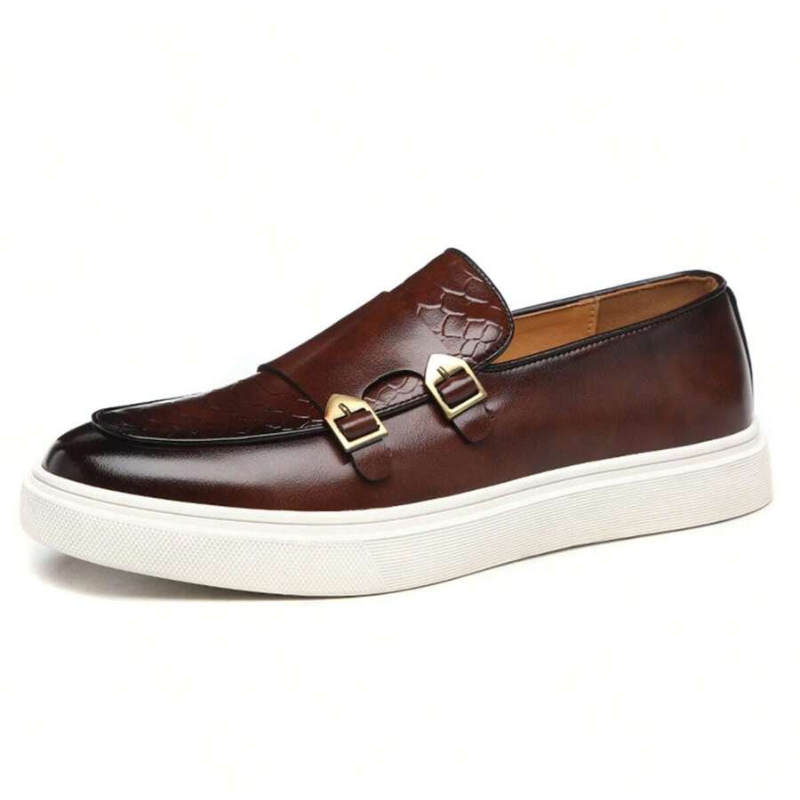 Men's Double Buckle Loafers