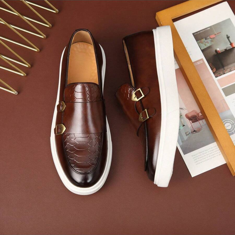 Men's Double Buckle Loafers
