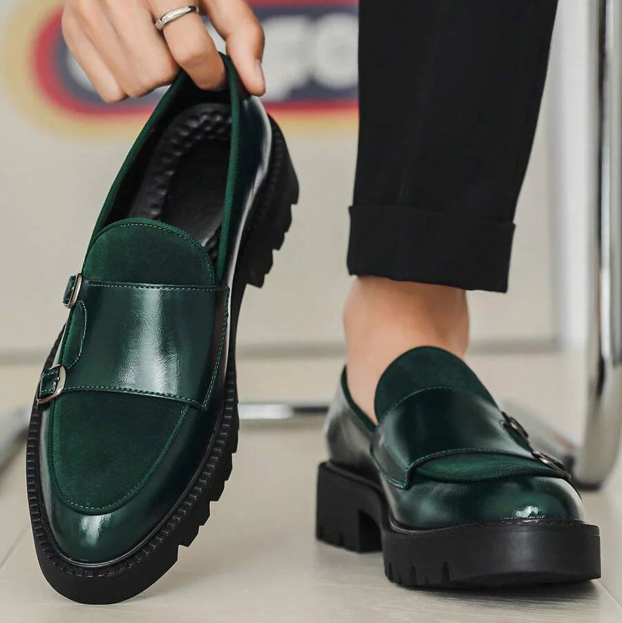 Men's Double Monk Loafers