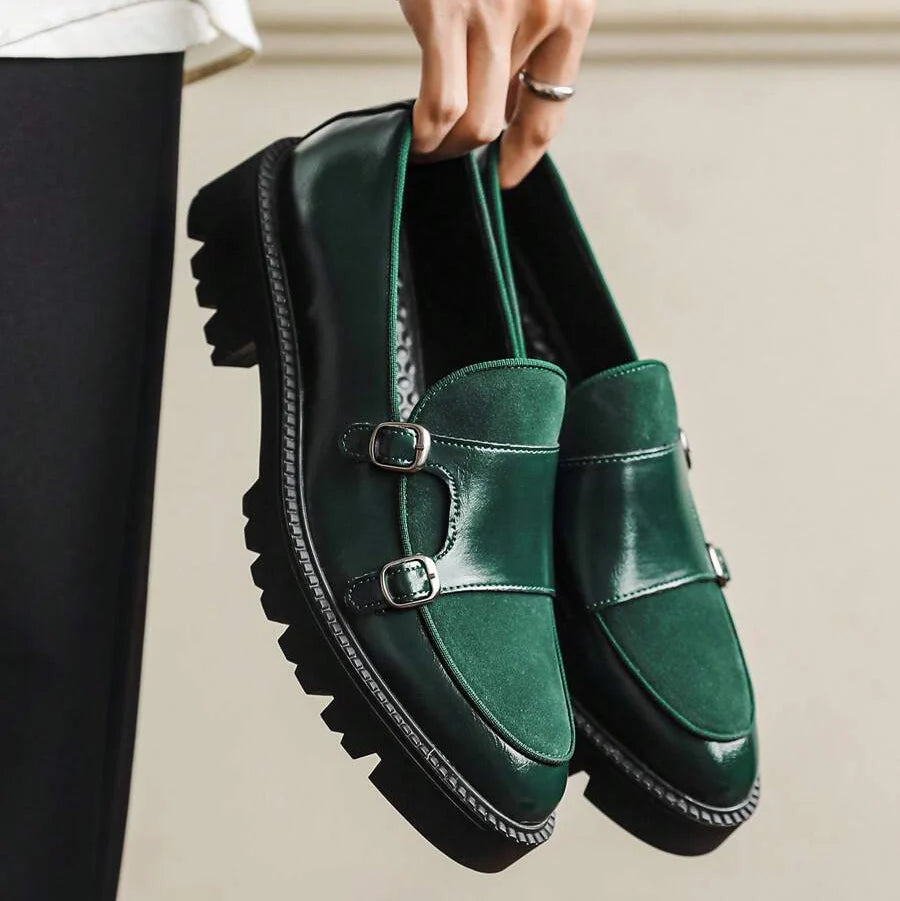 Men's Double Monk Loafers